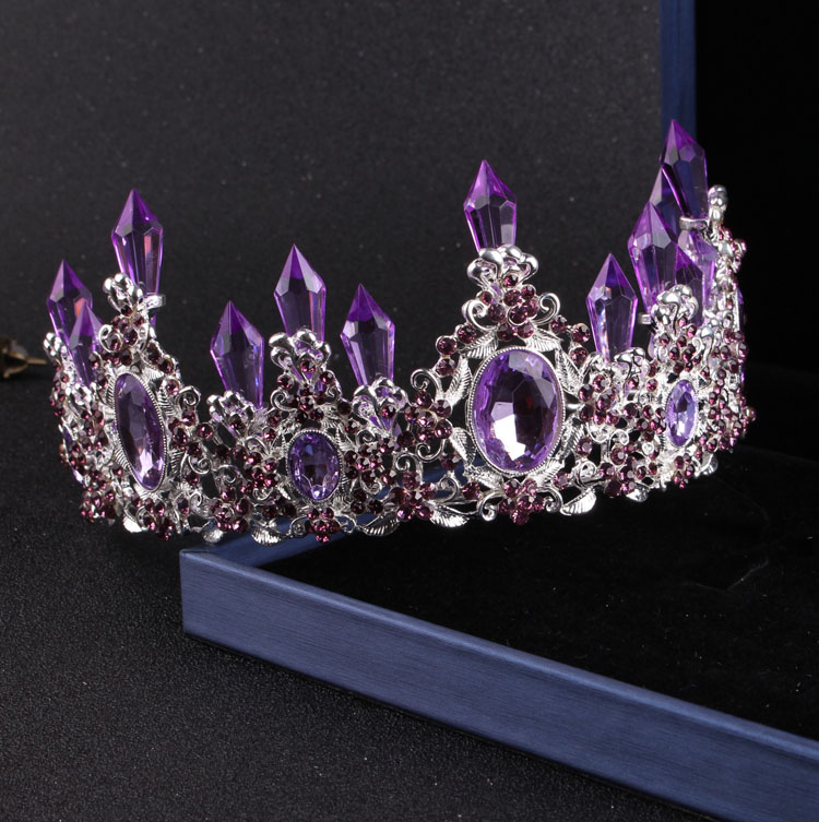Noble Purple Crystal Bridal Je - Women Jewelry Accessories For Black Dress ulasan dan harga