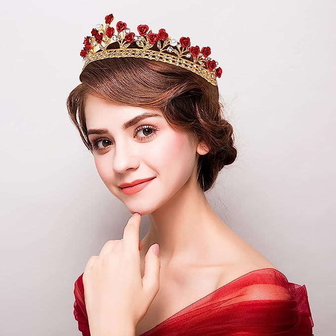 Baroque Ceramic Bridal Crown R - Women'S Accessories Jewelry ulasan dan harga