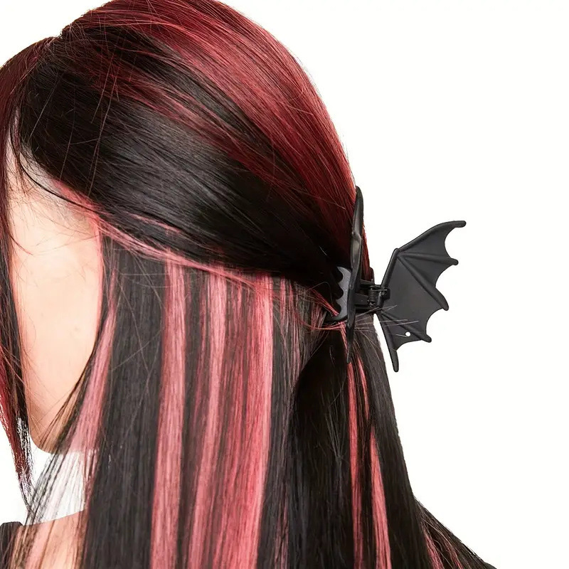Gothic Bat Hair Clip Halloween - Women Accessories Aesthetic ulasan dan harga