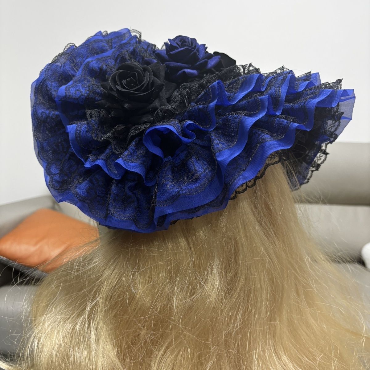 Original Gothic Bonnet Hat Bla - Women'S Victorian Era Accessories ulasan dan harga