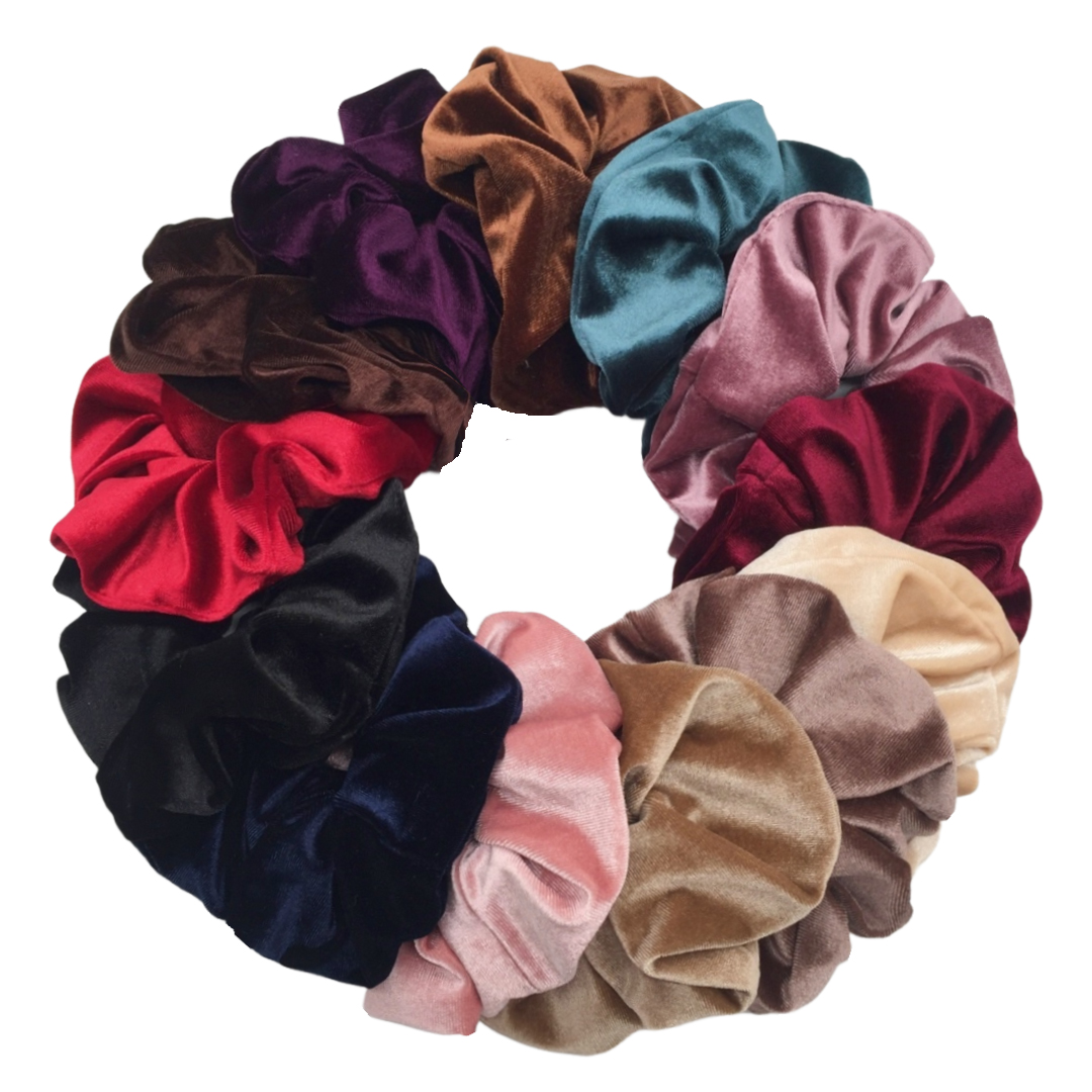 16cm Fashion Oversized Velvet  - Hair Tie Velvet ulasan dan harga