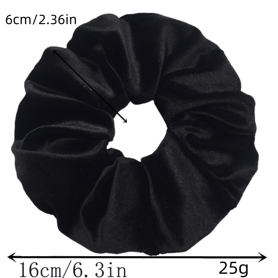 16cm Fashion Oversized Velvet  - Hair Tie Velvet ulasan dan harga