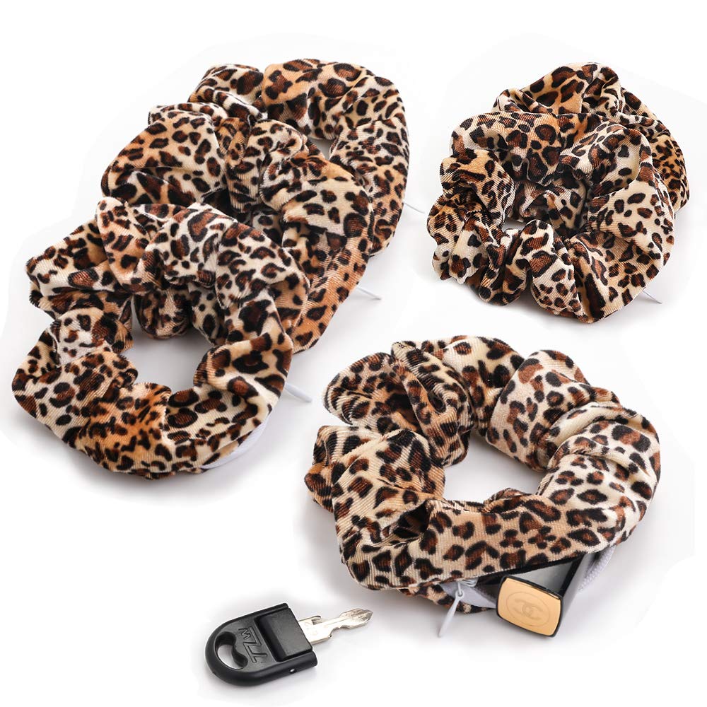 1/6Pcs Leopard Velvet Scrunchy - Hair Tie Velvet ulasan dan harga