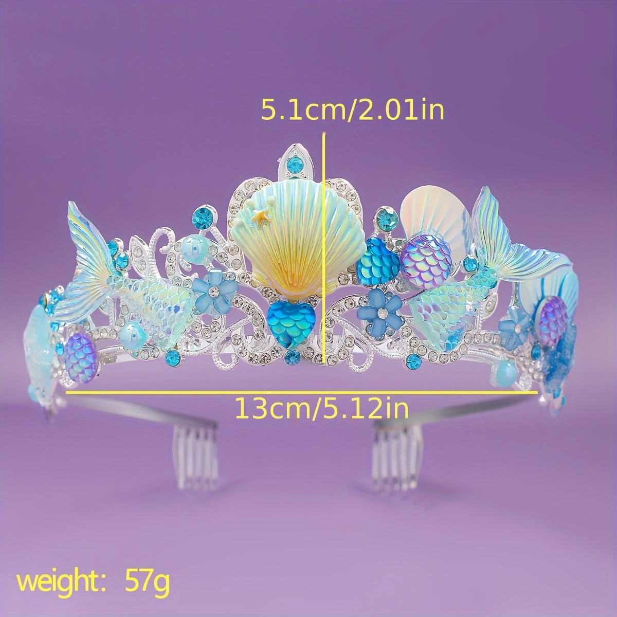2025 New Mermaid Hair Comb Cro - Women'S Accessories Jewelry ulasan dan harga